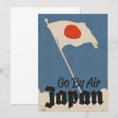 Ga met de lucht Japan Bedankkaart (Voorkant / Achterkant)