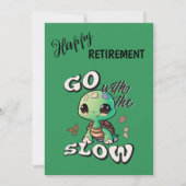 Ga met de slow custom Retirement Kaart (Voorkant)