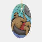 Ga met de stroom door de stevigheid van het rockwa keramisch ornament (Rechts)