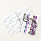 Ga met de stroom, gepersonaliseerd, origineel kuns notitieboek (Binnen)