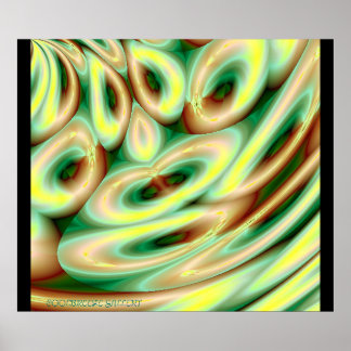 GA MET DE STROOM!! (Green) Poster