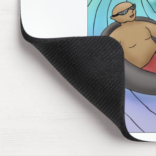 Ga met de stroom mee muismat (Hoek)