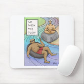 Ga met de stroom mee muismat (Met muis)