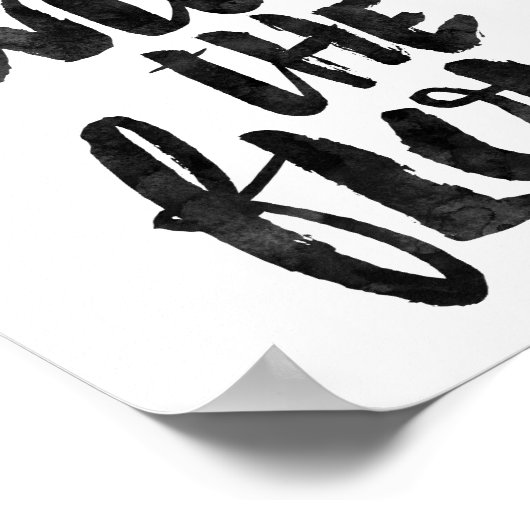 Ga met de stroom mee poster (Hoek)