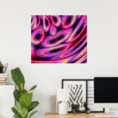 GA MET DE STROOM!! (Roze) Poster (Thuiskantoor)