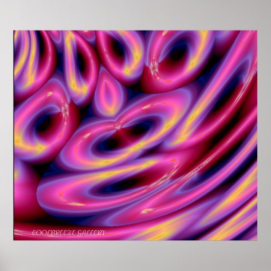 GA MET DE STROOM!! (Roze) Poster (Voorkant)