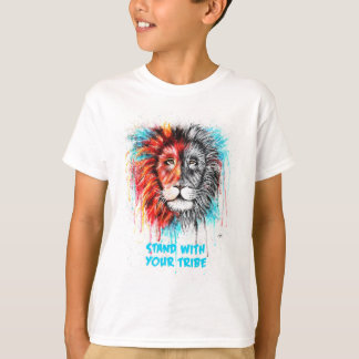 Ga met de T-shirts van uw driewielige kinderen sta
