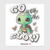 Ga met de trage sticker (Vel)