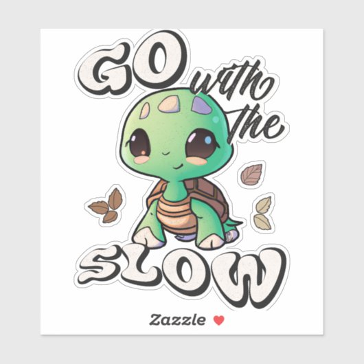 Ga met de trage sticker (Vel)