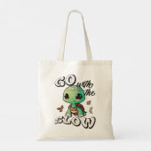 Ga met de trage tote bag (Achterkant)