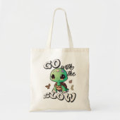 Ga met de trage tote bag (Voorkant)