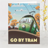 Ga met de tram kaart (Gele Bloem)