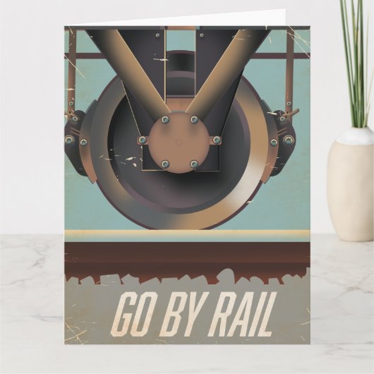 Ga met de trein kaart (Voorkant)