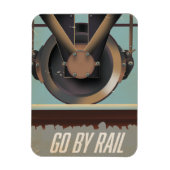 Ga met de trein magneet (Verticaal)