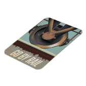 Ga met de trein magneet (Linkerzijde)