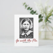 Ga met Florence Nightingale Briefkaart (Staand voorkant)