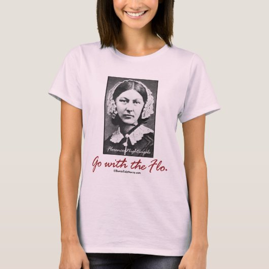 Ga met Florence Nightingale T-shirt (Voorkant)