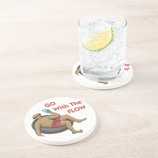 Ga met het Onderzetter van de Stroom (Zijkant)