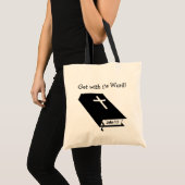 Ga met het Woord Tote Bag (Voorkant (product))
