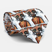 Ga met je slechte gekheid zelf - mannen lelijk str stropdas (Opgerold)