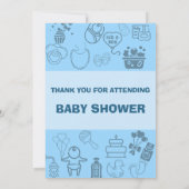 "Ga met ons mee om onze kleine prins onderweg te v Kaart (Achterkant)