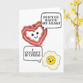 Ga mijn hart niet breken als ik frituurde kaart (Gele Bloem)