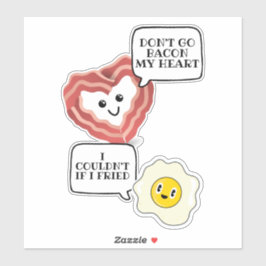 Ga mijn hart niet breken als ik frituurde sticker