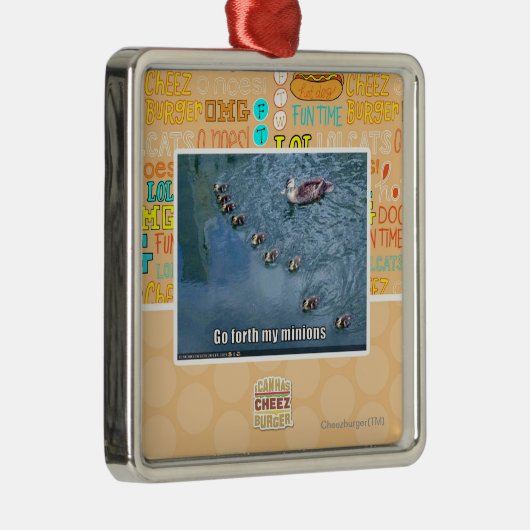 Ga mijn miniatuurtjes verder metalen ornament (Rechts)