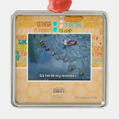 Ga mijn miniatuurtjes verder metalen ornament (Voorkant)