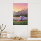 Ga Motorhoming Reisposter Poster (Keuken)