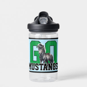 Ga Mustangs! Gepersonaliseerd Kinder sportteam Waterfles