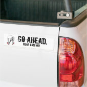 Ga naar achteren. bumpersticker (Op Truck)