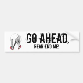 Ga naar achteren. bumpersticker