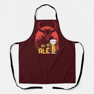 Ga naar Ale - Satan drinkt bier Schort