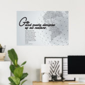 Ga naar alle naties en maak discipes poster (Thuiskantoor)