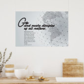 Ga naar alle naties en maak discipes poster (Keuken)