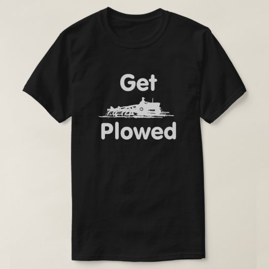 Ga naar bed! ploegen t-shirt (Design voorkant)