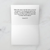 Ga naar Bethlehem Kerstkaart Feestdagen Kaart (Binnen)