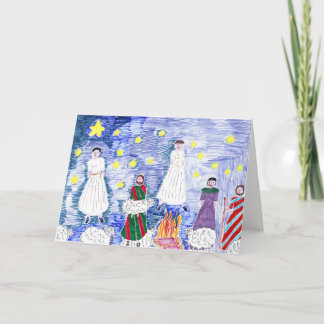 Ga naar Bethlehem Kerstkaart Feestdagen Kaart