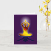 Ga naar binnen notiecard kaart (Gele Bloem)