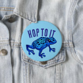 Ga naar Blue Frog Ronde Button 4,0 Cm (In situ)