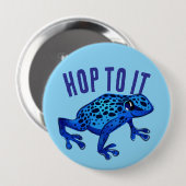 Ga naar Blue Frog Ronde Button 4,0 Cm (Voorkant /achterkant)
