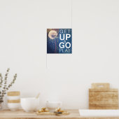 Ga naar boven en speel af poster (Keuken)