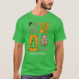 Ga naar Buiten – Avontuur Buiten Wandelen Vintage T-shirt
