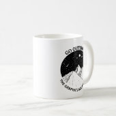 ga naar buiten de graphics zijn geweldig grappig w koffiemok (Voorkant rechts)