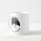 ga naar buiten de graphics zijn geweldig grappig w koffiemok (Voorkant links)