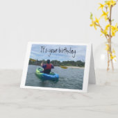 GA NAAR BUITEN EN GENIET VAN JE *** VERJAARDAG** KAART (Gele Bloem)