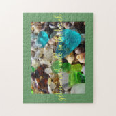 ga naar buiten en loop op de strandpuzzels Seaglas Legpuzzel (Verticaal)