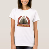 Ga naar buiten kamperen t-shirt (Voorkant)