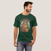 Ga naar buiten t-shirt (Voorkant volledig)